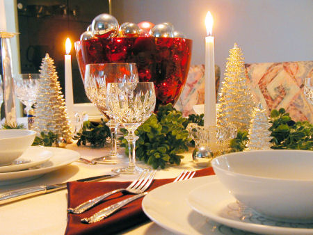 Beautiful Christmas table Beautiful Christmas table